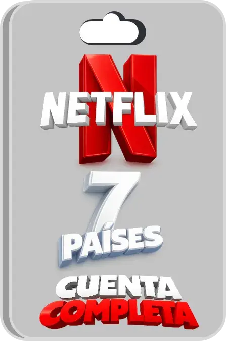 CUENTA NETFLIX 7 PAISES